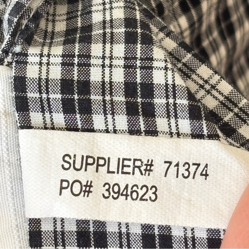 Ralph Lauren Men's Custom Painted Upcycled Button Down Checkered Large Shirt - Picture 6 of 12
